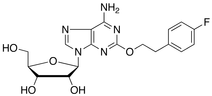 2-[2-(4-Fluorophenyl)ethoxy]adenosine - Chemical structure and product image