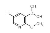 5-Fluoro-2-methoxypyridine-3-boronic acid - Chemical structure and product image