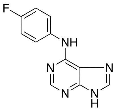 (4-Fluorophenyl)(9H-purin-6-yl)amine - Chemical structure and product image