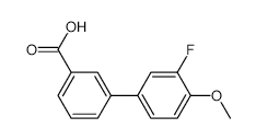 3-Fluoro-4-methoxybiphenyl-3-carboxylic acid - Chemical structure and product image