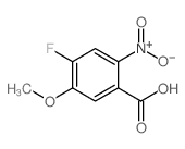 4-Fluoro-5-methoxy-2-nitrobenzoic acid - Chemical structure and product image