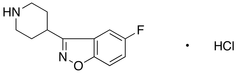 5-Fluoro-3-(4-piperidinyl)-1,2-benzisoxazole Hydrochloride - Chemical structure and product image