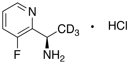 (R)-1-(3-Fluororopyridin-2-yl)ethylamine-d3 Hydrochloride - Chemical structure and product image