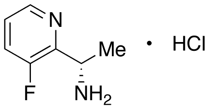 (S)-1-(3-Fluororopyridin-2-yl)ethylamine Hydrochloride - Chemical structure and product image