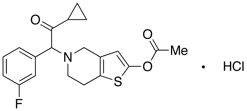 m-Fluoro Prasugrel Hydrochloride - Chemical structure and product image
