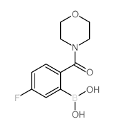 5-Fluoro-2-(morpholinocarbonyl)phenylboronic acid - Chemical structure and product image