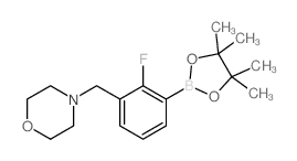 2-Fluoro-3-(morpholinomethyl)phenylboronic acid, pinacol ester - Chemical structure and product image