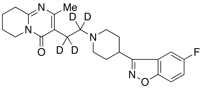 5-Fluoro Risperidone-d4 - Chemical structure and product image