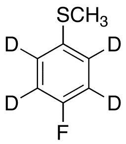 4-Fluorothioanisole-d4 - Chemical structure and product image