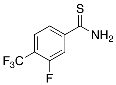 3-Fluoro-4-(trifluoromethyl)benzenecarbothioamide - Chemical structure and product image
