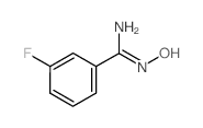 3-Fluoro-N-hydroxy-benzamidine - Chemical structure and product image