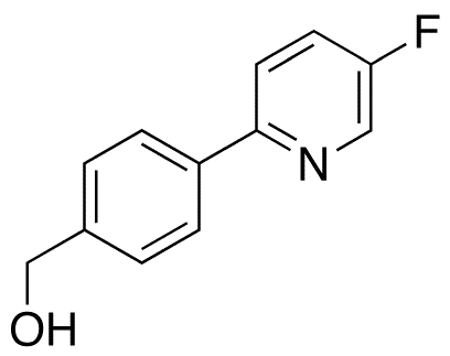 4-(5-Fluoro-2-pyridinyl)benzenemethanol - Chemical structure and product image