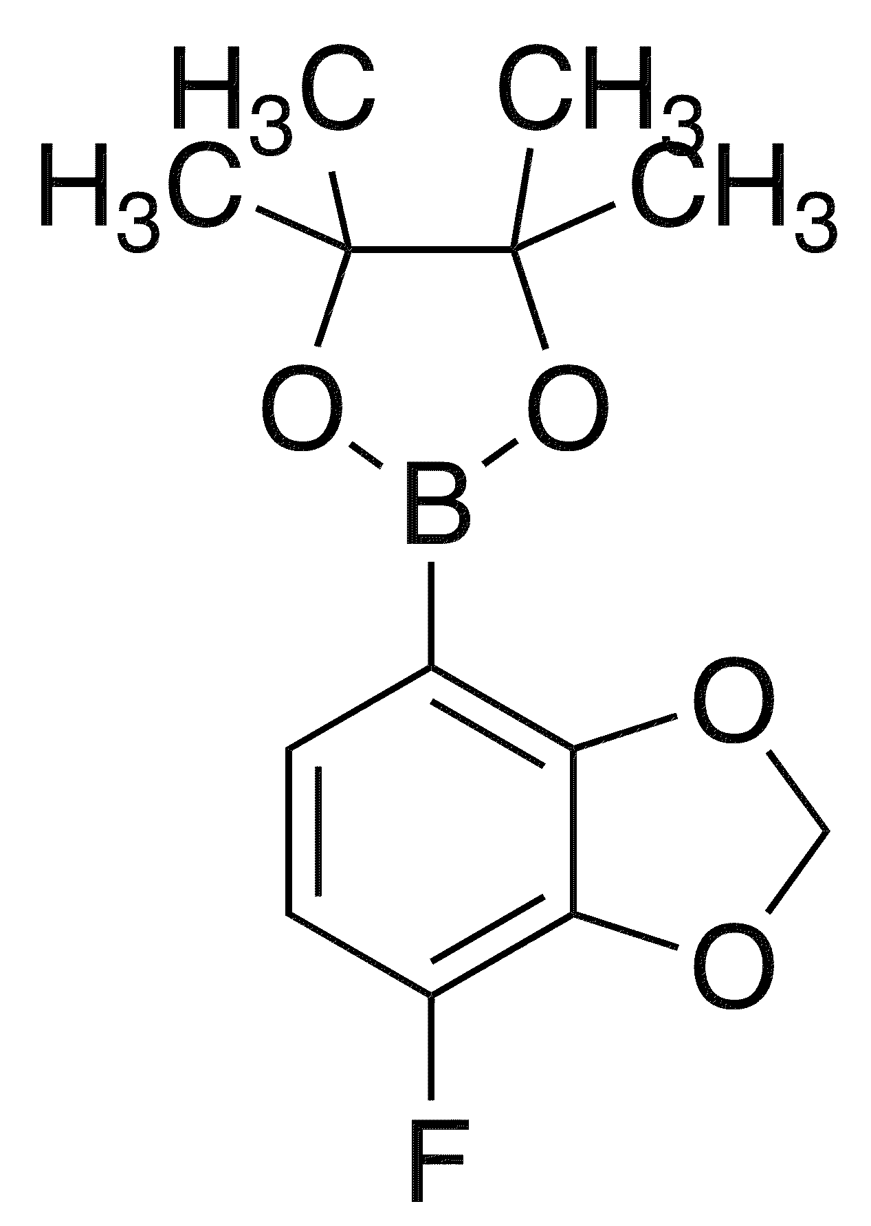 2-(7-Fluoro-2H-1,3-benzodioxol-4-yl)-4,4,5,5-tetramethyl-1,3,2-dioxaborolane - Chemical structure and product image
