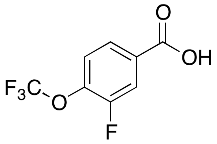 3-Fluoro-4-(trifluoromethoxy)benzoic Acid - Chemical structure and product image