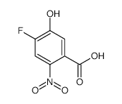 4-Fluoro-5-hydroxy-2-nitrobenzoic acid - Chemical structure and product image