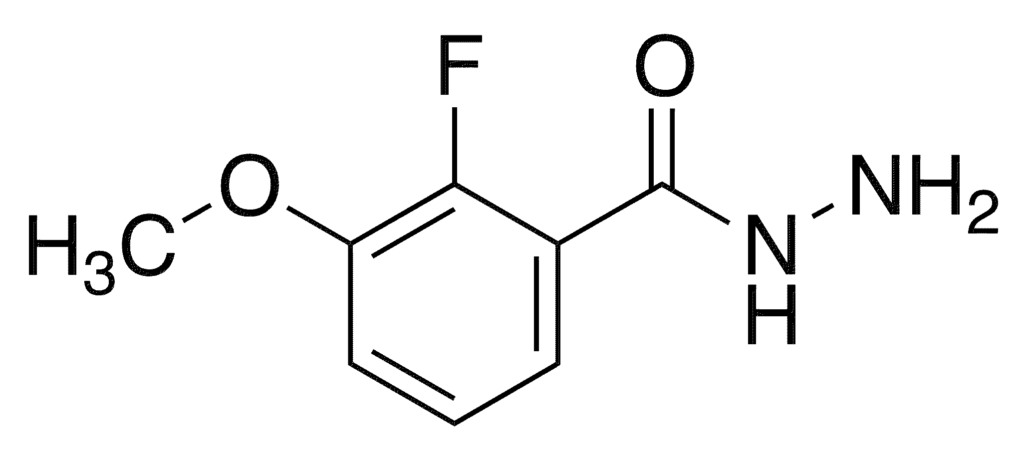 2-Fluoro-3-methoxybenzohydrazide - Chemical structure and product image