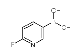 6-Fluoropyridine-3-boronic acid - Chemical structure and product image