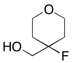 (4-Fluorotetrahydro-2H-pyran-4-yl)methanol - Chemical structure and product image