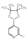 2-Fluoropyridine-4-boronic acid, pinacol ester - Chemical structure and product image