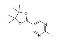 2-Fluoropyrimidin-5-ylboronic acid pinacol ester - Chemical structure and product image