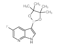 5-Fluoropyrrolo[2,3-b]pyridine-3-boronic acid pinacol ester - Chemical structure and product image
