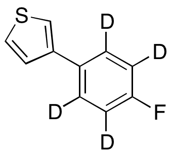 3-(4-Fluorophenyl)thiophene-d4 - Chemical structure and product image