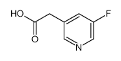 2-(5-Fluoropyridin-3-yl)acetic acid - Chemical structure and product image