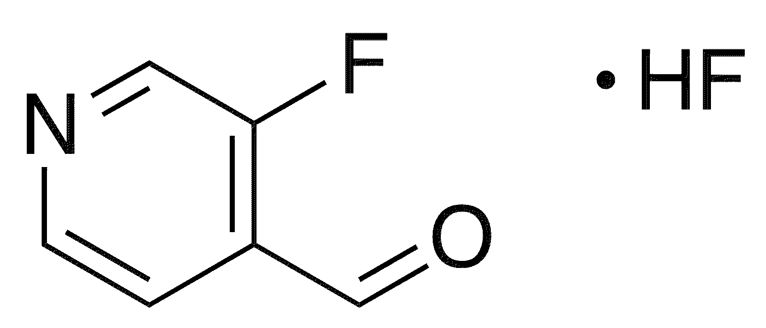 3-Fluoropyridine-4-carbaldehyde hydrofluoride - Chemical structure and product image