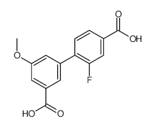 2-Fluoro-5-methoxybiphenyl-3,4-dicarboxylic acid - Chemical structure and product image