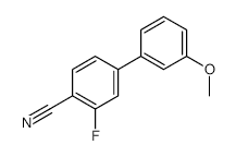 2-Fluoro-4-(3-methoxyphenyl)benzonitrile - Chemical structure and product image