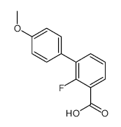 2-Fluoro-3-(4-methoxyphenyl)benzoic acid - Chemical structure and product image