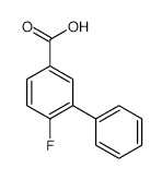 4-Fluoro-3-phenylbenzoic acid - Chemical structure and product image