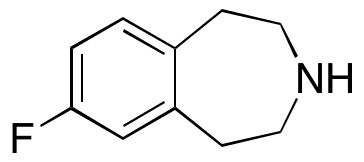 7-Fluoro-2,3,4,5-tetrahydro-1H-3-benzazepine - Chemical structure and product image