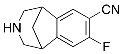 8-Fluoro-2,3,4,5-tetrahydro-1,5-methano-1H-3-benzazepine-7-carbonitrile - Chemical structure and product image