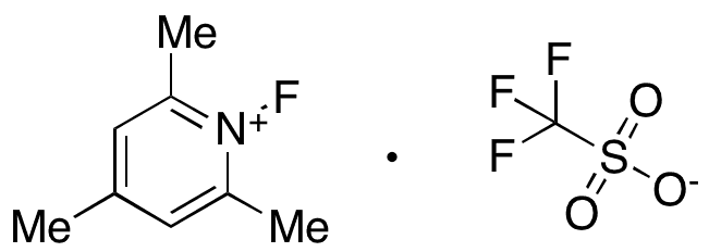 1-Fluoro-2,4,6-trimethylpyridinium Triflate - Chemical structure and product image
