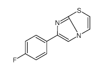 6-(4-Fluoro-phenyl)-imidazo2,1-bthiazole - Chemical structure and product image