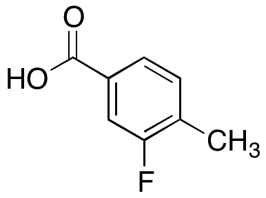 3-Fluoro-4-toluic Acid - Chemical structure and product image