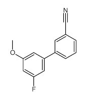 3-(3-Fluoro-5-methoxyphenyl)benzonitrile - Chemical structure and product image