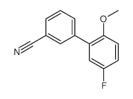 3-(5-Fluoro-2-methoxyphenyl)benzonitrile - Chemical structure and product image