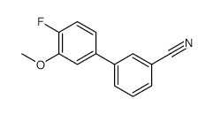3-(4-Fluoro-3-methoxyphenyl)benzonitrile - Chemical structure and product image
