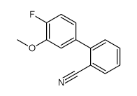 2-(4-Fluoro-3-methoxyphenyl)benzonitrile - Chemical structure and product image