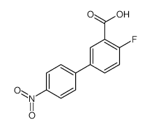 2-Fluoro-5-(4-nitrophenyl)benzoic acid - Chemical structure and product image