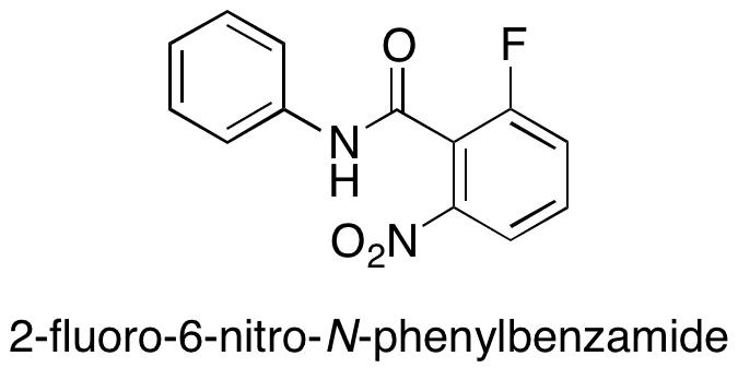 2-Fluoro-6-nitro-N-phenylbenzamide - Chemical structure and product image