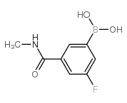 3-Fluoro-5-(methylcarbamoyl)phenylboronic acid - Chemical structure and product image