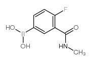 4-Fluoro-3-(methylcarbamoyl)phenylboronic acid - Chemical structure and product image