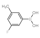3-Fluoro-5-methylphenylboronic acid - Chemical structure and product image