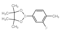 3-Fluoro-4-methylphenylboronic acid, pinacol ester - Chemical structure and product image