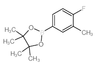 4-Fluoro-3-methylphenylboronic Acid Pinacol Ester - Chemical structure and product image