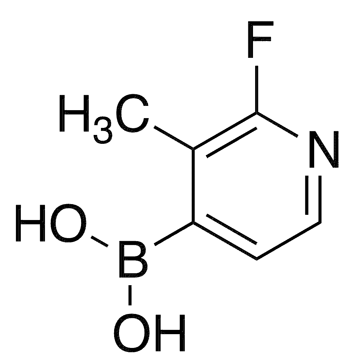 2-Fluoro-3-methylpyridine-4-boronic acid - Chemical structure and product image