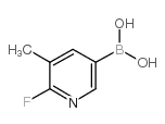 2-Fluoro-3-methylpyridine-5-boronic acid - Chemical structure and product image